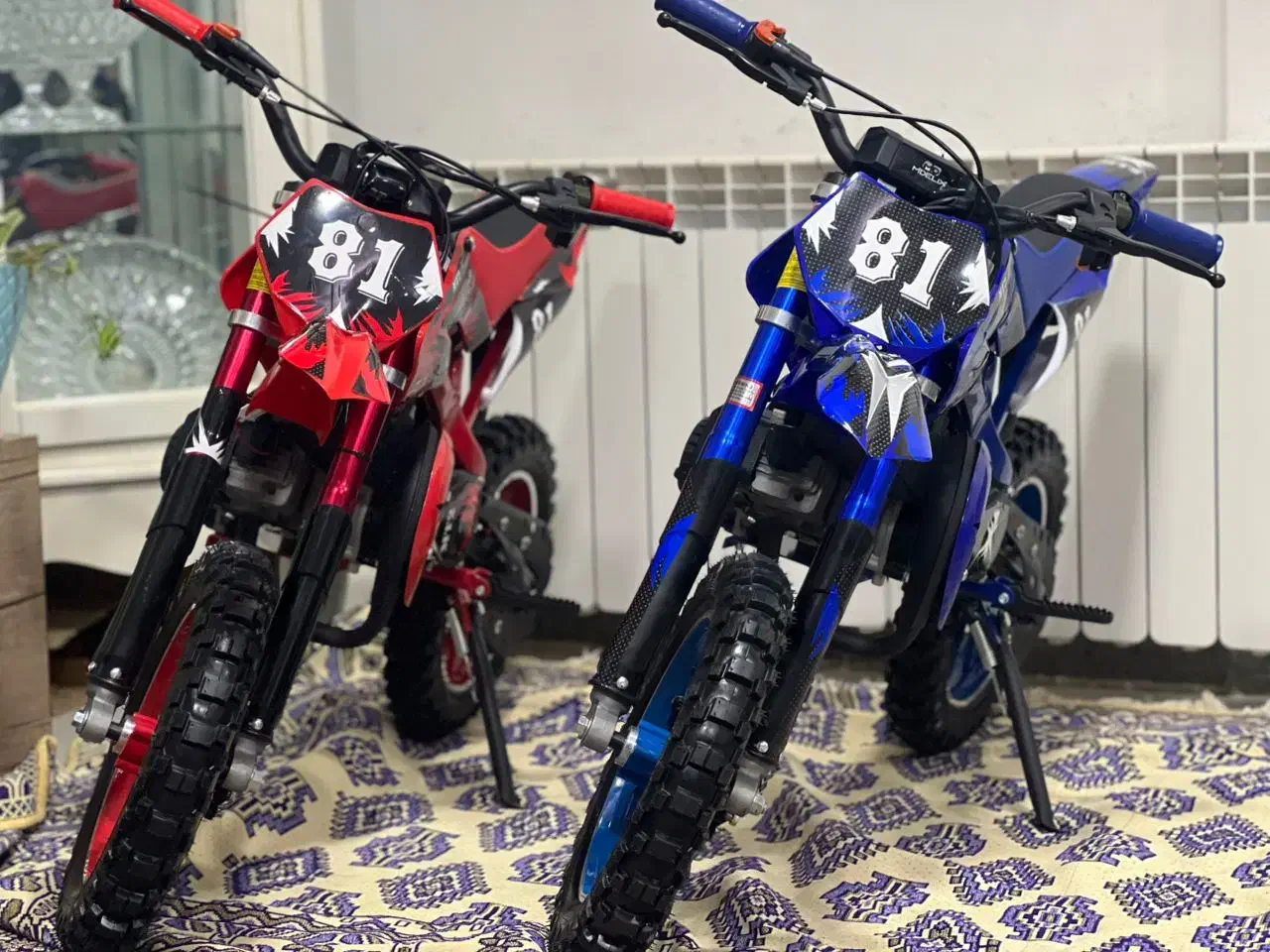 موتور مینی کراس 50cc بنزینی استارتی بچگانه|موتورسیکلت|تهران, دهقان|دیوار