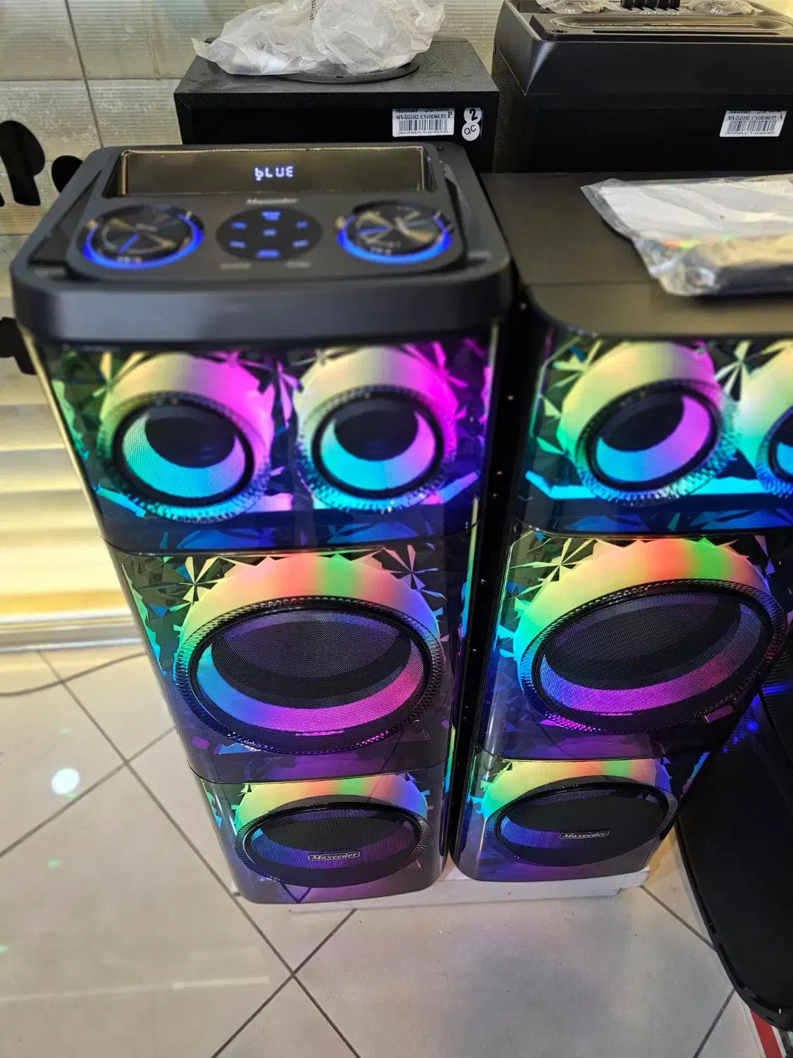 اسپیکر باند سیستم صوتی مکسیدر ۱۲۶۸ کریستالی ۱۲ماهه|سیستم صوتی خانگی|تبریز, |دیوار