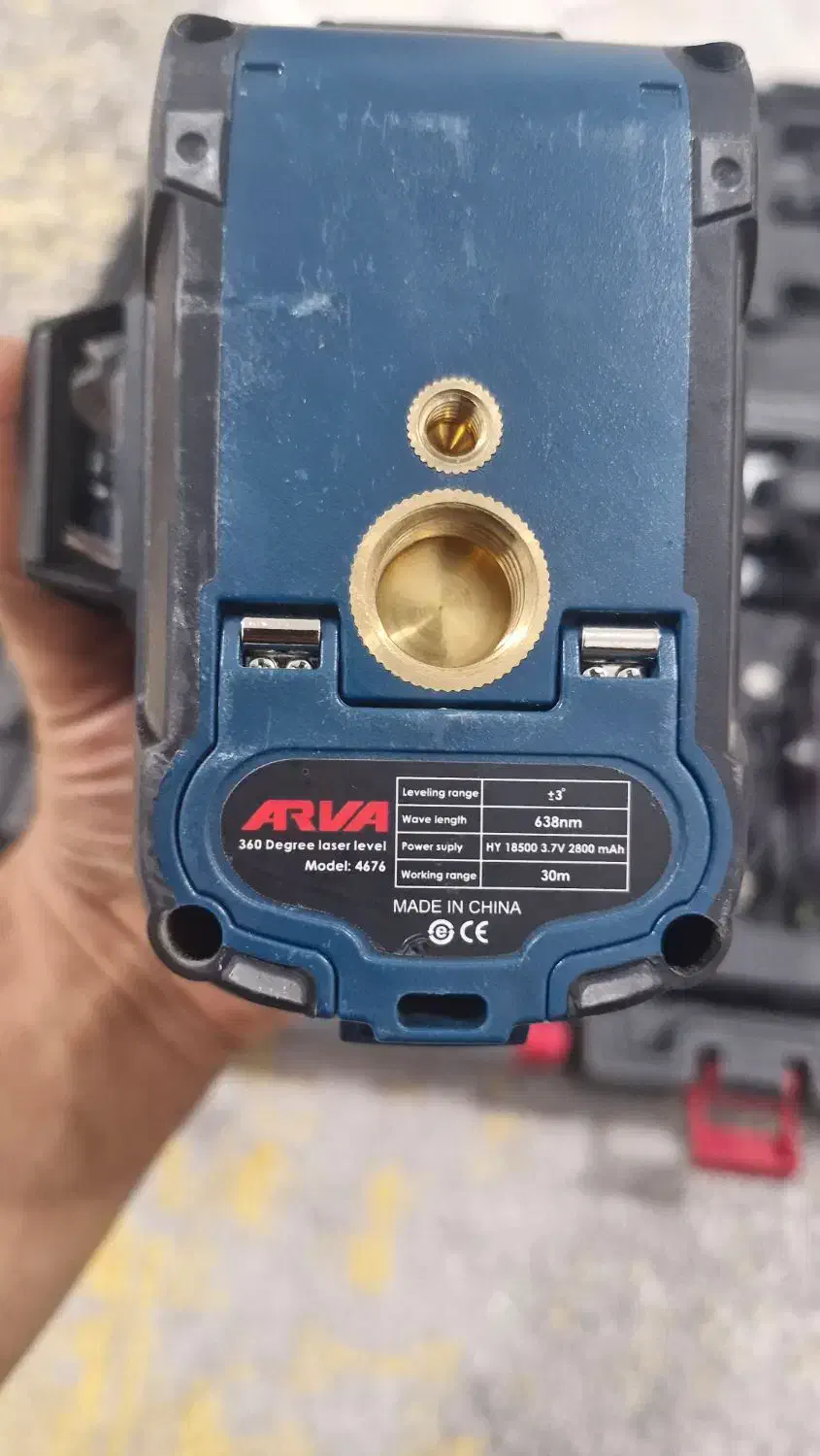 تراز لیزری ۳۶۰ درجه سه بعدی آروا مدل ۴۶۷۶|ابزارآلات|خورموج, |دیوار