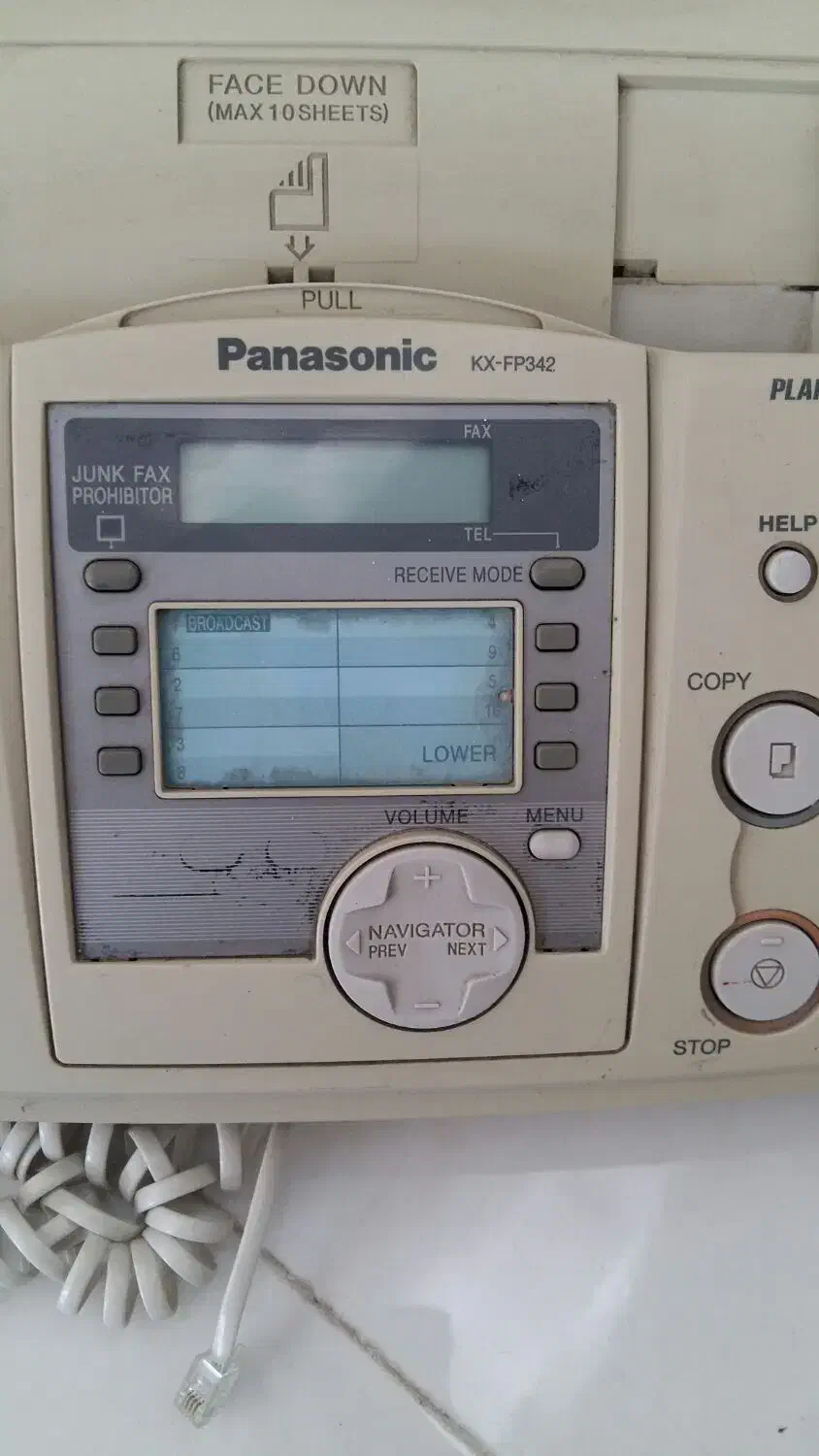 تلفکس پاناسونیک اصل|پرینتر، اسکنر، کپی، فکس|مشهد, شهرک لشکر (شهرک غرب)|دیوار