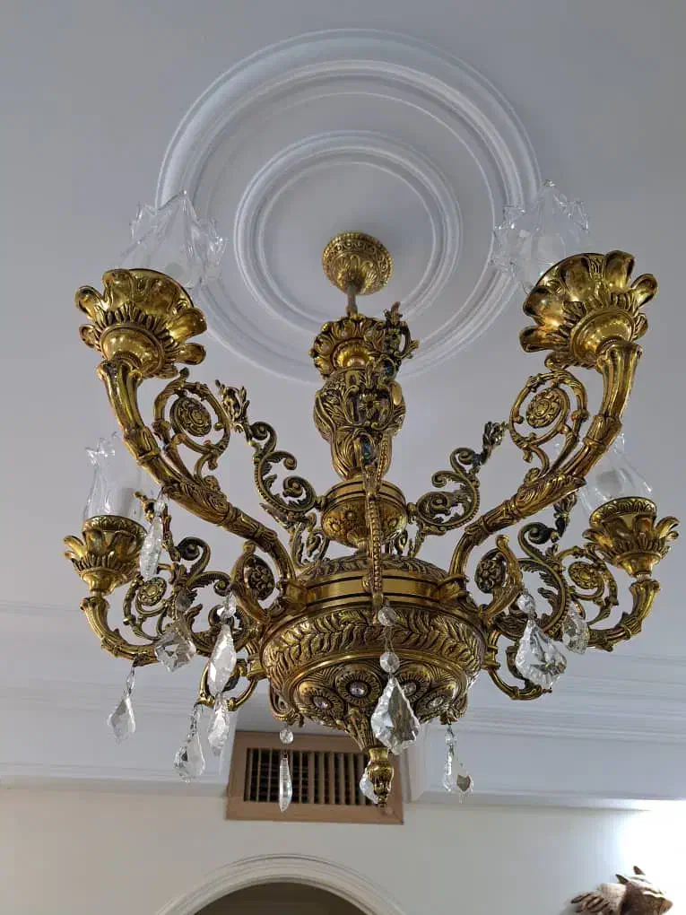 لوستر برنج|لوستر و چراغ آویز|تهران, چهارصد دستگاه|دیوار