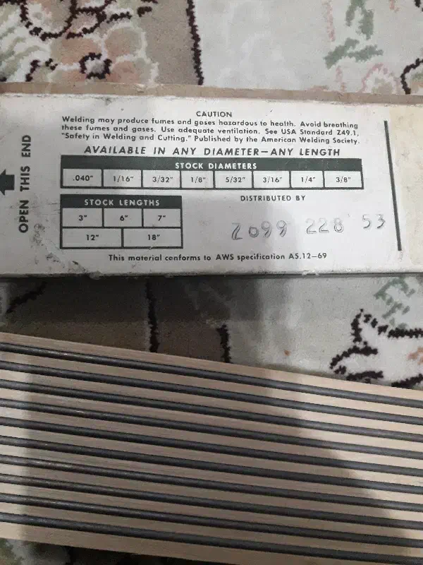 تنگستن آرگون|ابزارآلات|مبارکه, |دیوار