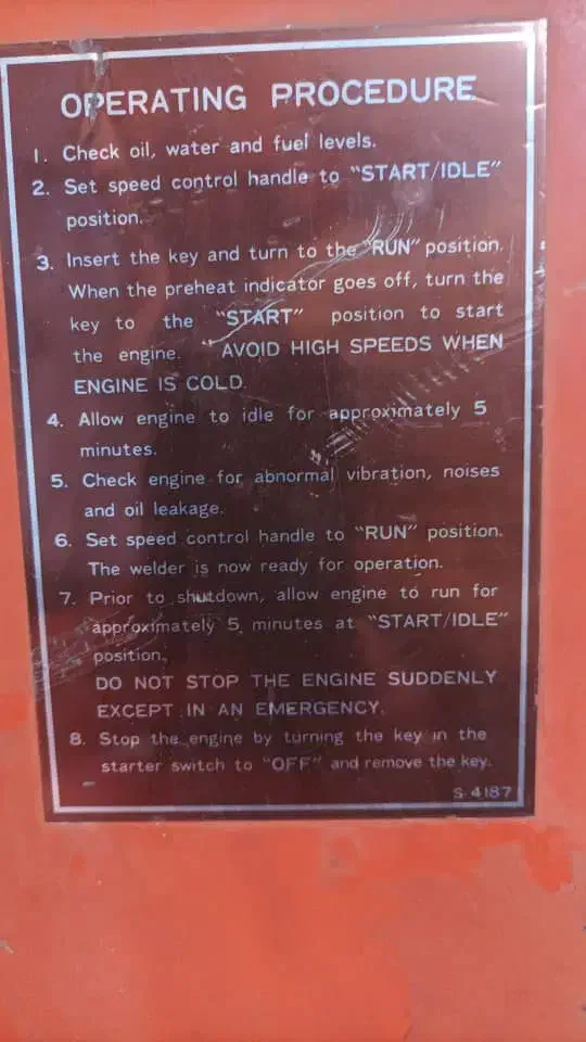 موتور چوش ایسوزو.|ماشین‌آلات صنعتی|اشنویه, |دیوار