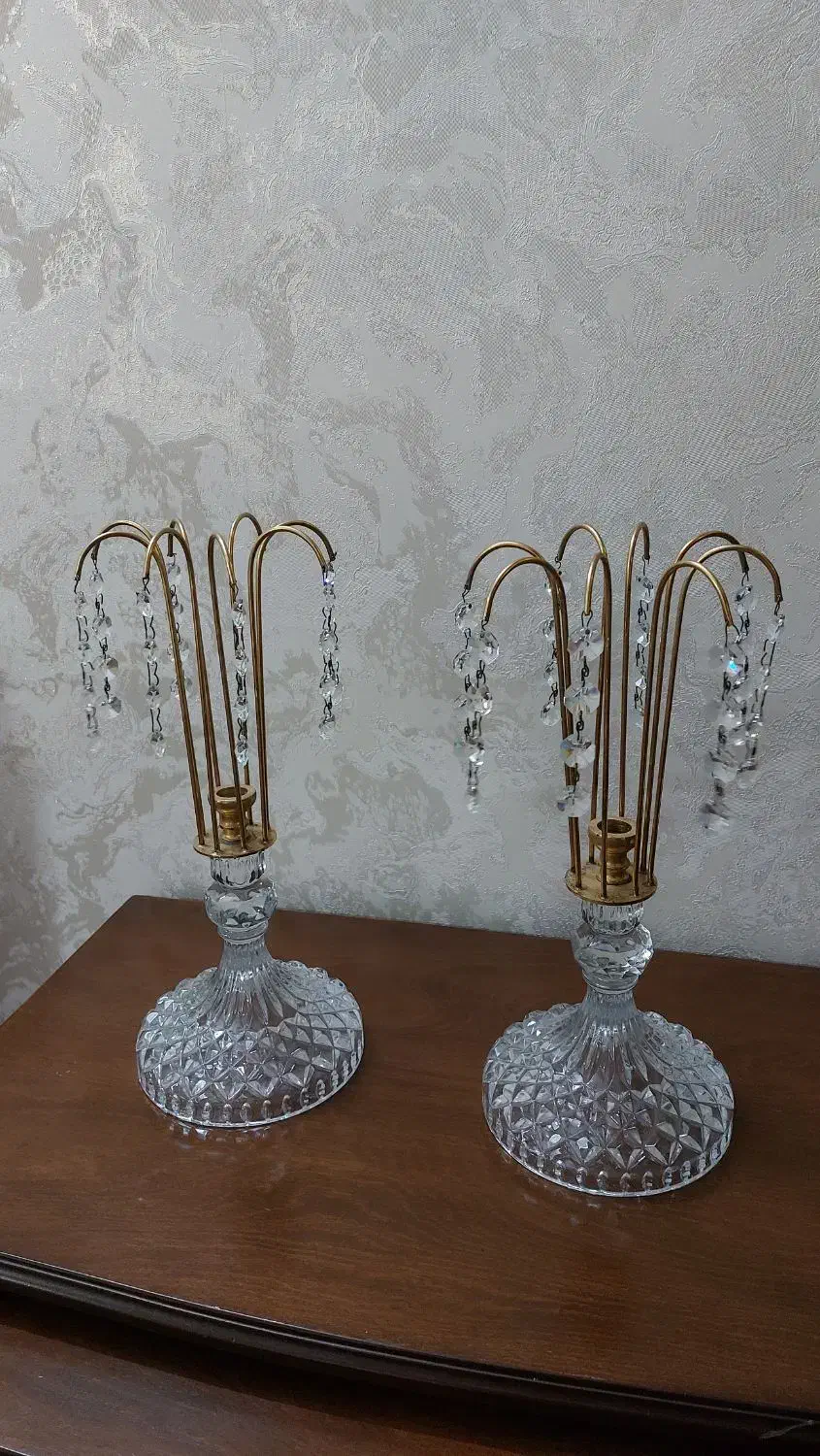 شمعدان کریستال|لوستر و چراغ آویز|مشهد, گوهرشاد|دیوار