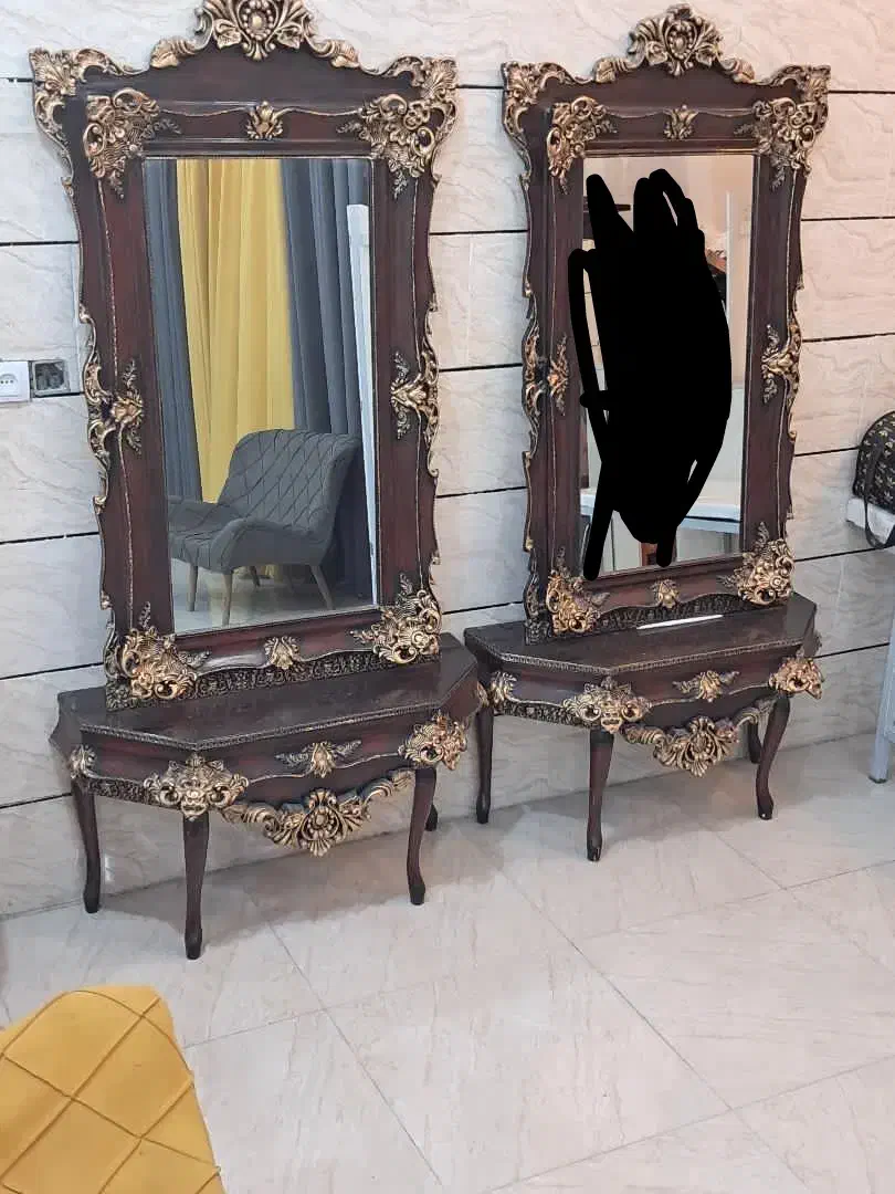 آیینه و کنسول|بوفه، ویترین، کنسول|ایلام, |دیوار