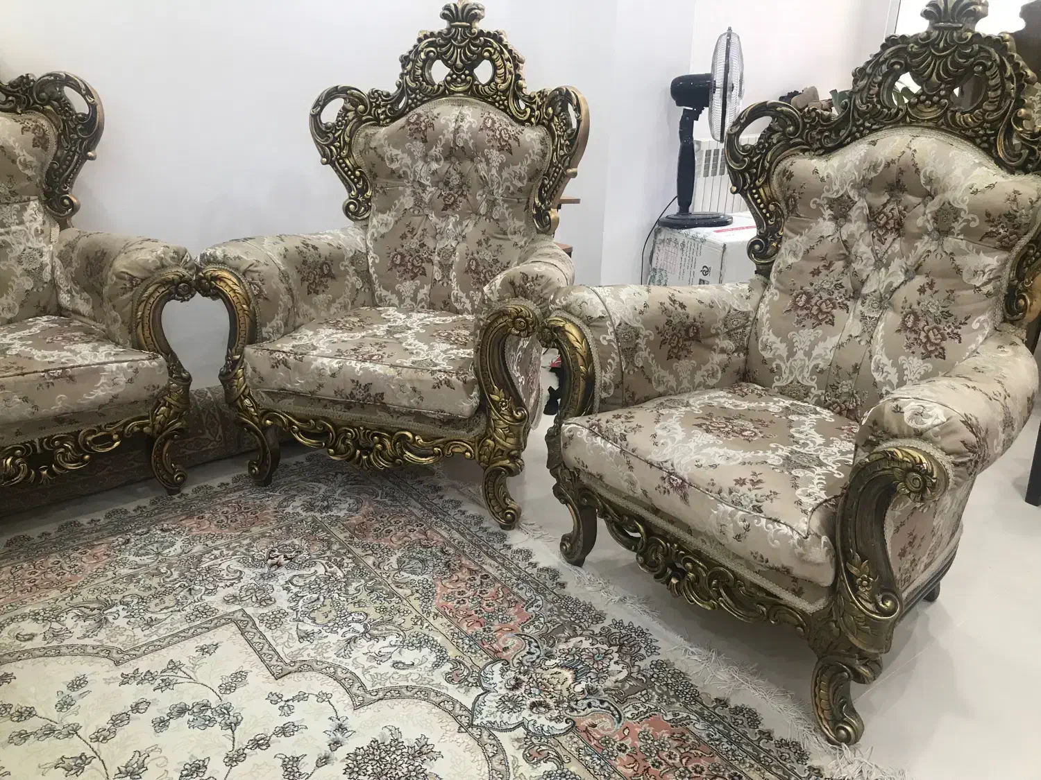 مبلمان استیل ۹ نفره|مبلمان خانگی و میز عسلی|گنبد کاووس, |دیوار