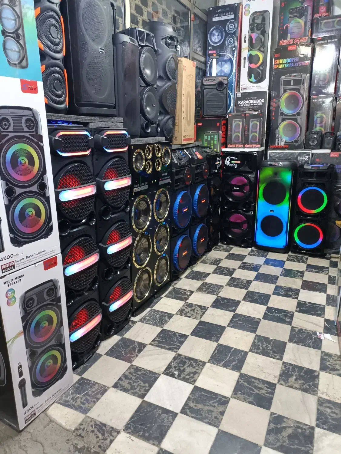 اسپیکر شارژی برقی|پخشکننده همراه|کرمانشاه, |دیوار