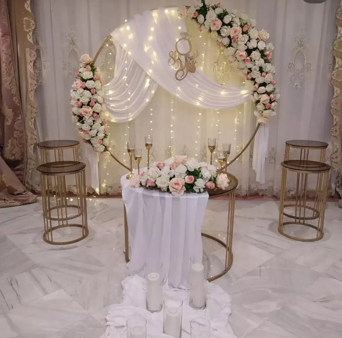 اجاره جایگاه عروس داماد استند با گل مصنوعی فقط۲۲۰۰|خدمات پذیرایی، مراسم|اصفهان, دشتستان|دیوار