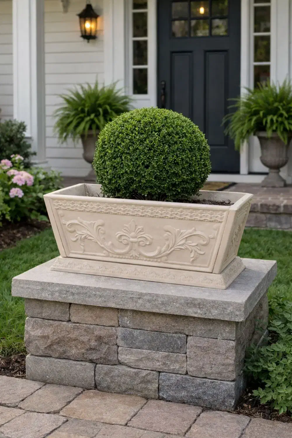 گلدان بتنی  کوار|مصالح و تجهیزات ساختمان|کوار, |دیوار