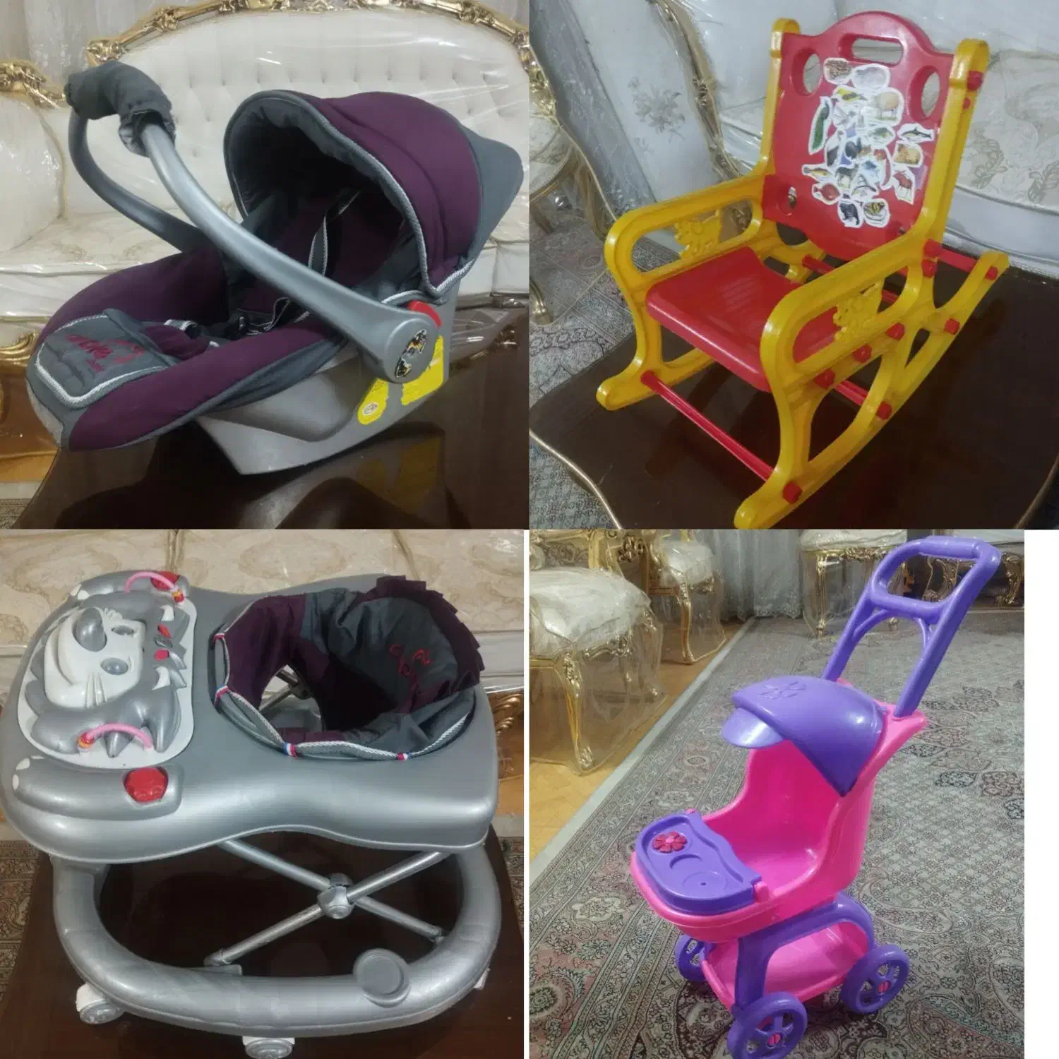 وسایل کودک .روروئک. کریر.صندلی ریلکسی کالسکه عروسک|اسباب و اثاث بچه|مشهد, شفا|دیوار