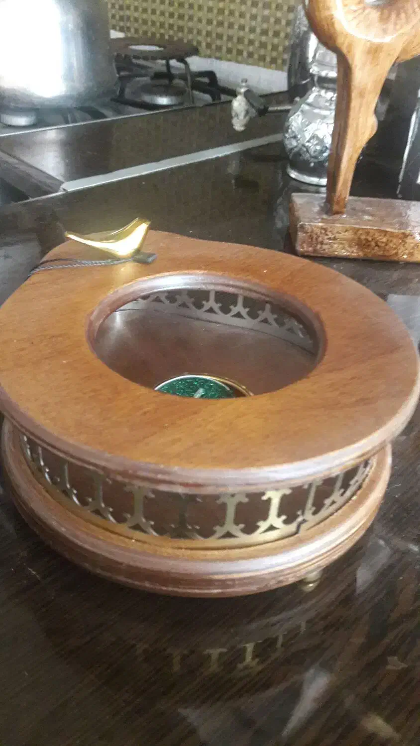 قوری پیرکس خارجی با وارمرچوبی ۵۵۰تومان|قوری، کتری، قهوه‌ساز دستی|بیرجند, |دیوار