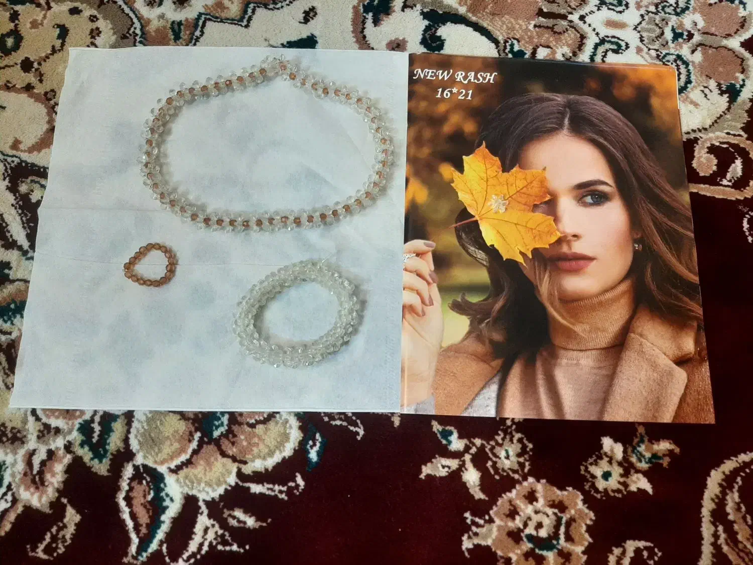 گردنبند و دستبند و انگشتر زیبای دخترانه|بدلیجات|صفادشت, |دیوار