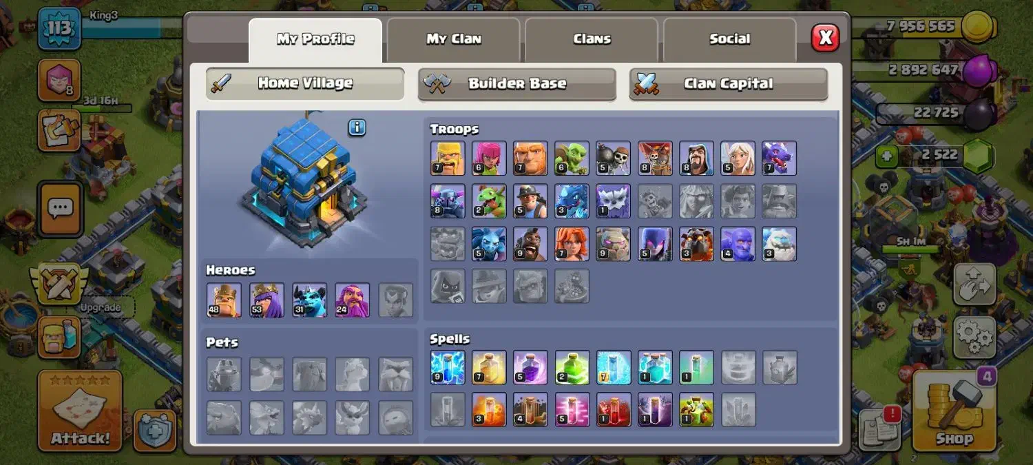 فروش اکانت کلش اف کلنز تان ۱۲ مکس|کنسول، بازی ویدئویی و آنلاین|رشت, دروازه لاکان|دیوار