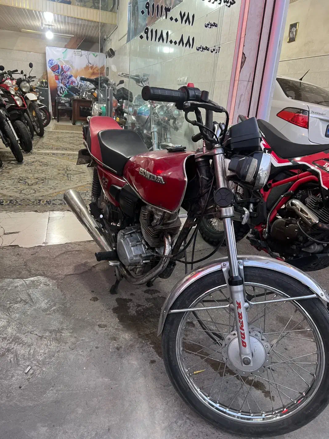 هندا۱۲۵ مدل۸۵|موتورسیکلت|رشت, پیرکلاچای|دیوار