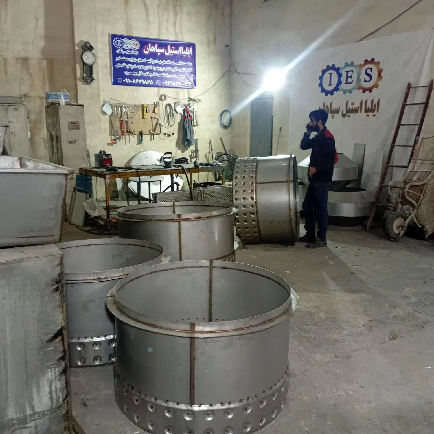 مخزن پخت استیل|ماشین‌آلات صنعتی|اهواز, بازار آهن|دیوار