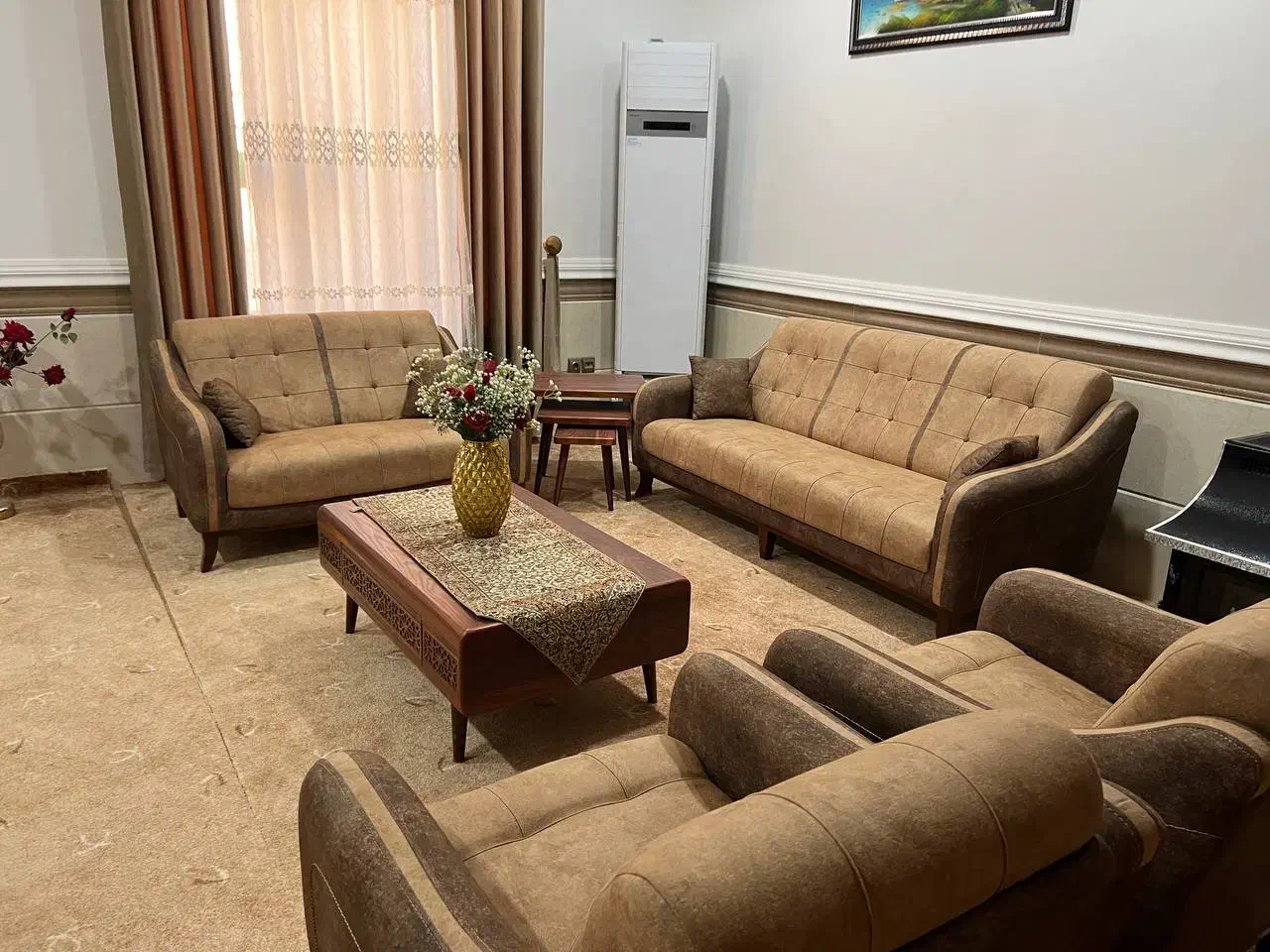 دو مبل هفت نفره|مبلمان خانگی و میز عسلی|بوشهر, |دیوار