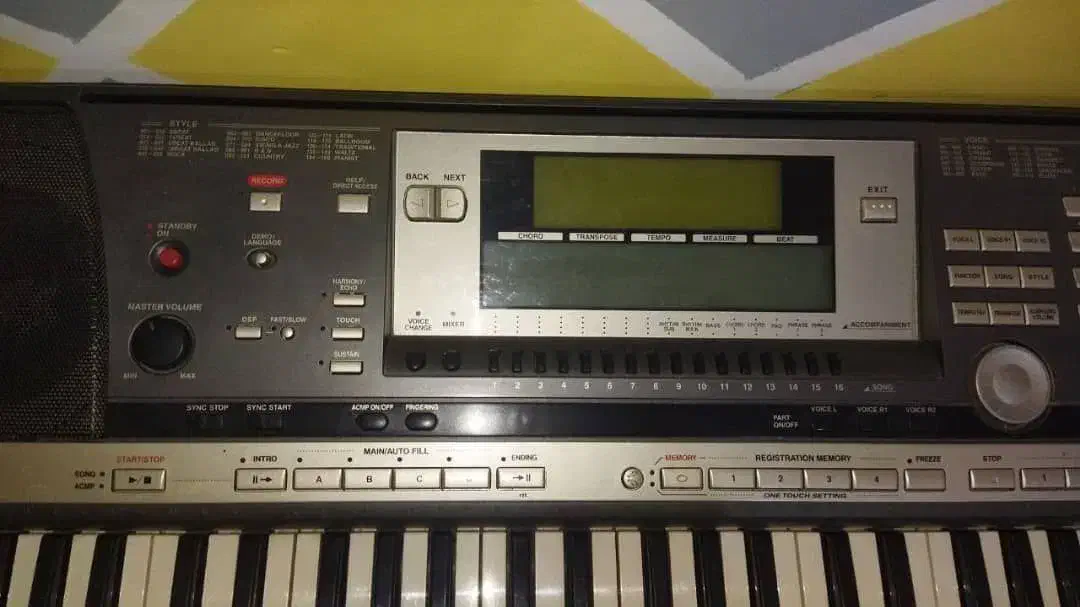 کیبورد یاماها 640|پیانو، کیبورد، آکاردئون|رشت, پیرکلاچای|دیوار