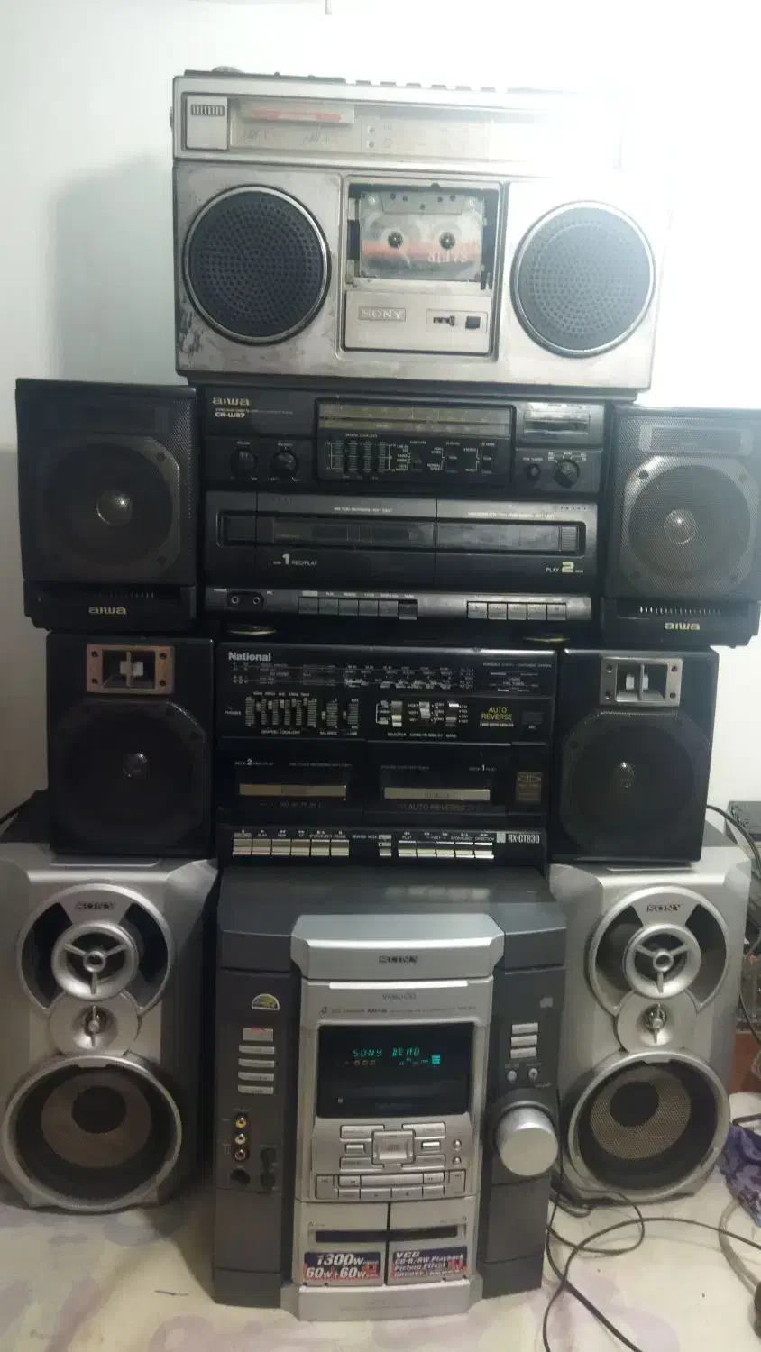 رادیوضبط سونی وایوا|سیستم صوتی خانگی|بابل, |دیوار