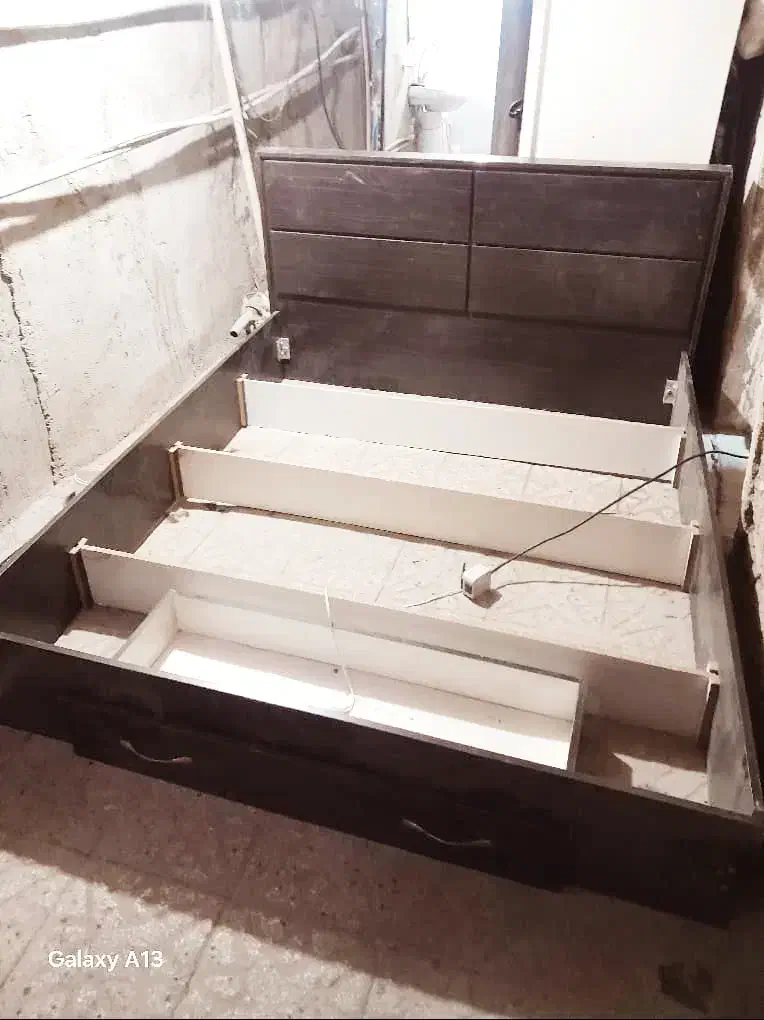 تخت ۲نفره کشو دار سالم وسلامت عرض۱۷۰|تخت و سرویس خواب|تهران, امین حضور|دیوار