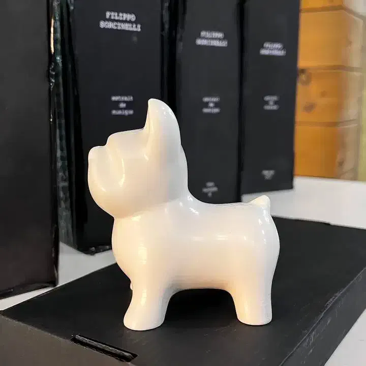 مجسمه دکوری طرح مینیمال فیگور سگ بولداگ|مجسمه، تندیس، ماکت|شیراز, ارم|دیوار