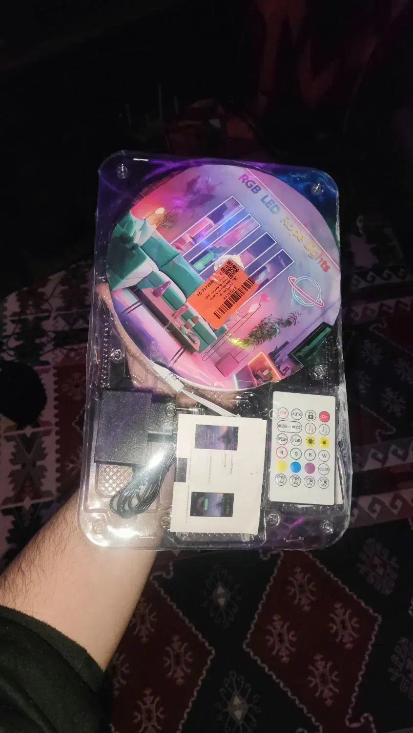 ریسه نئونی کنترلی RGB|ریسه و چراغ تزئینی|زنجان, |دیوار