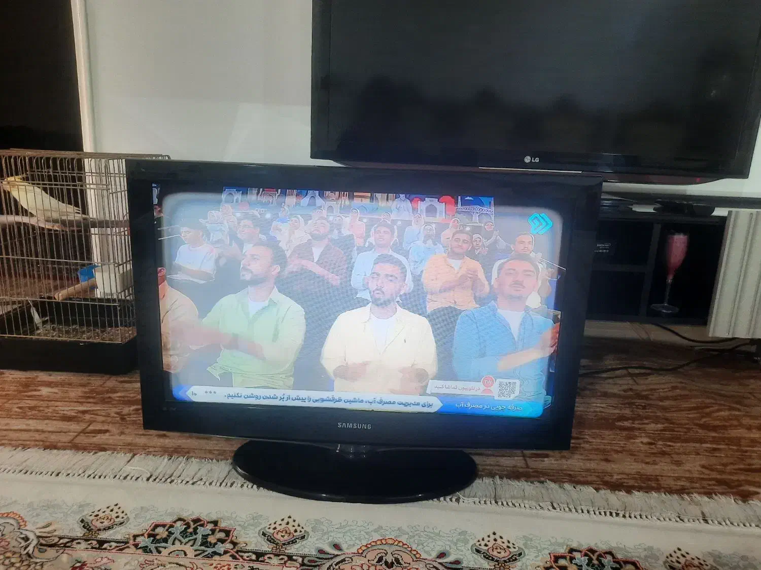 ال سی دی ۳۲ اینچ پنل شکسته|تلویزیون و پروژکتور|رامهرمز, |دیوار