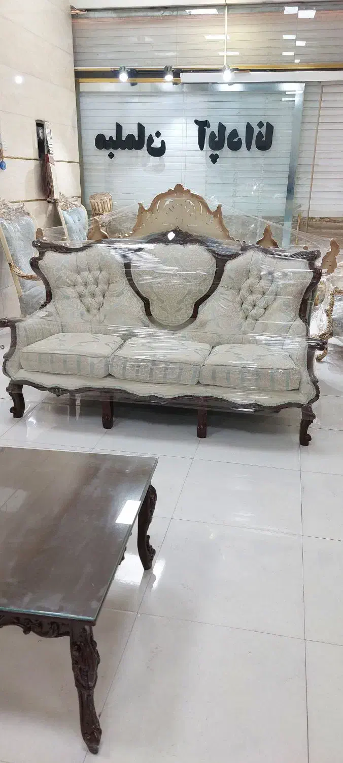 مبل استیل کلاسیک ۷نفره مدل نیکو درحد|مبلمان خانگی و میز عسلی|رشت, آزادگان|دیوار