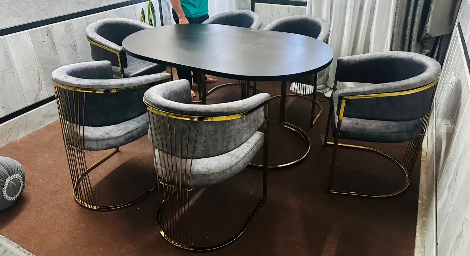 میز ناهارخوری ۶نفره کاملا نو|میز و صندلی غذاخوری|خاش, |دیوار