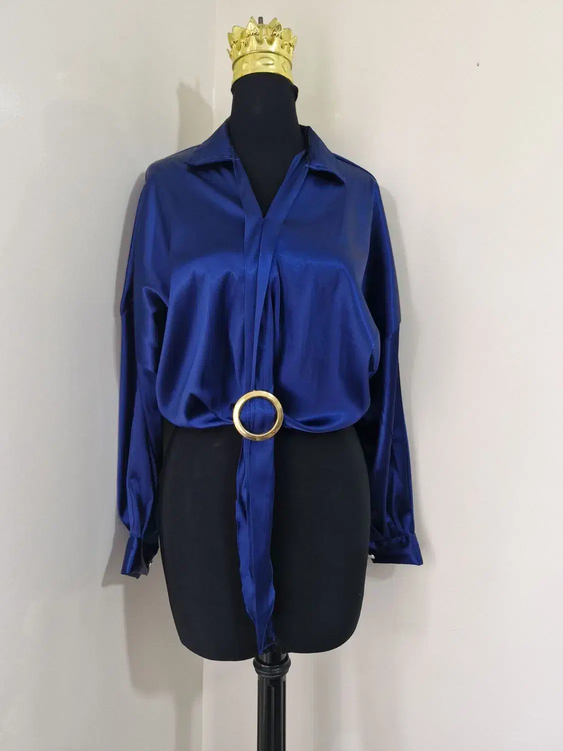 شومیز ساتن حلقه ای مجلسی خاص|لباس|قرچک, شهرک گلها|دیوار