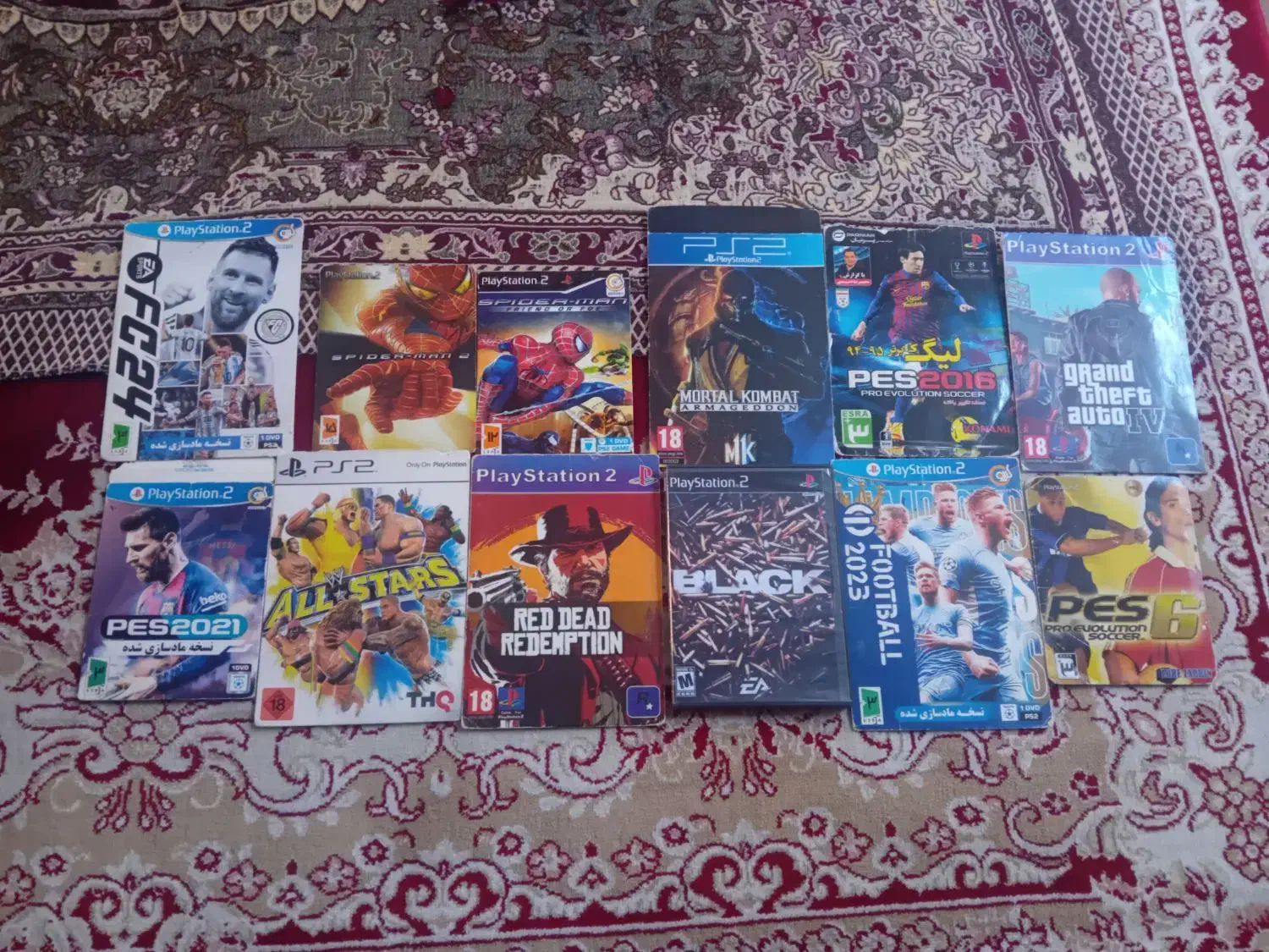 نوار های پلی استیشن ۲ تخفیف زیاد|کنسول، بازی ویدئویی و آنلاین|سلماس, |دیوار