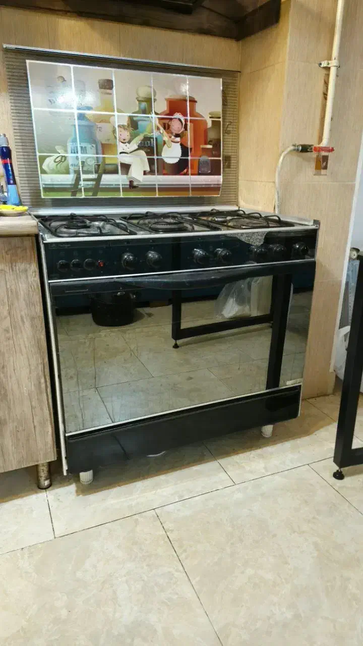 گاز 5 شعله فر دار و جوجه گردان|اجاق گاز و لوازم برقی پختوپز|ساری, |دیوار