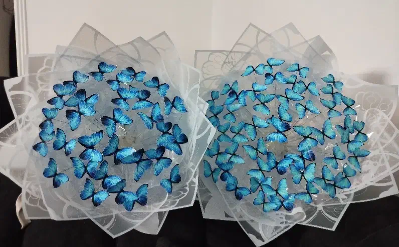 دسته پروانه گل ربانی دیزاین پول|گل مصنوعی|مشهد, ایثارگران|دیوار