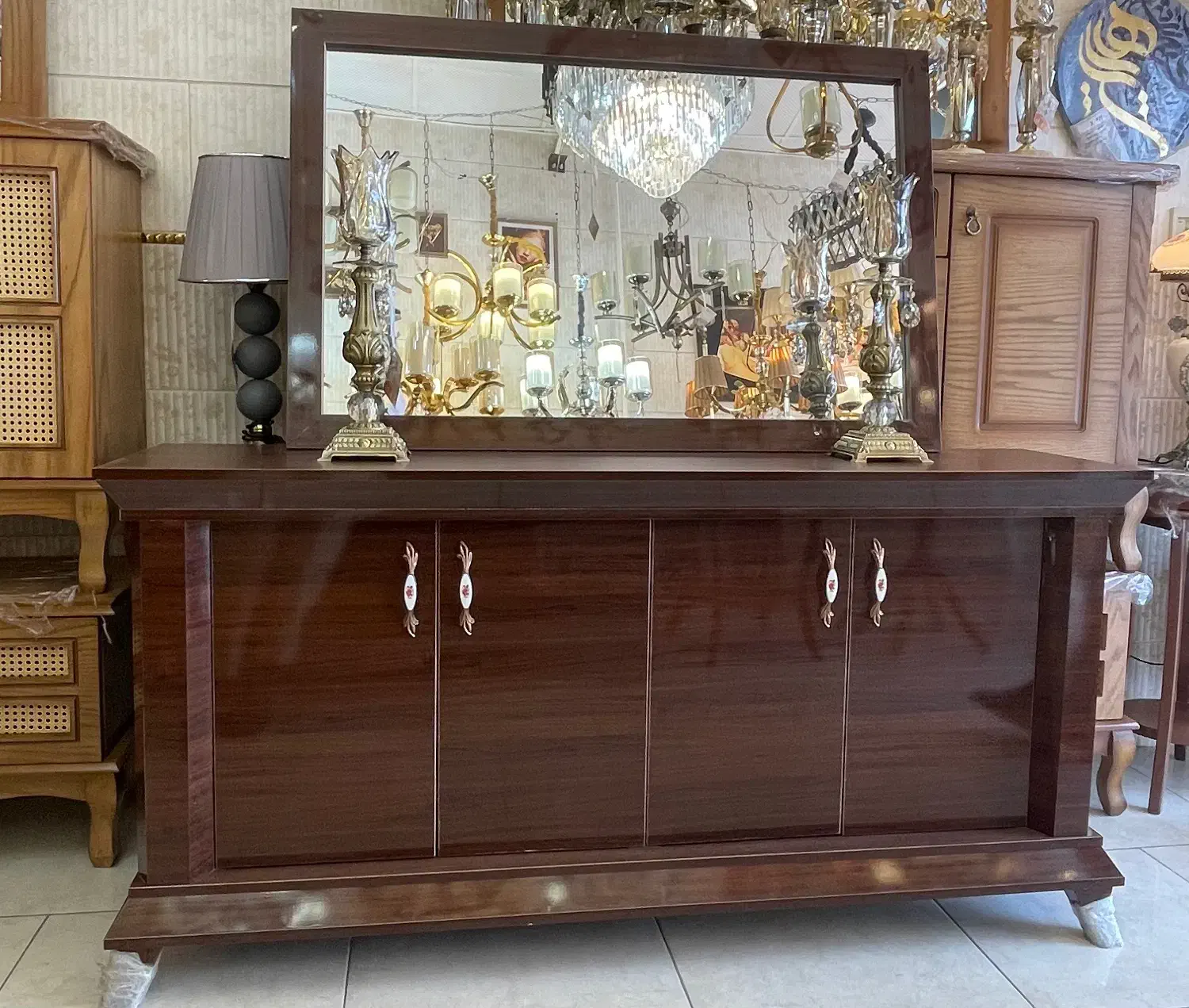 آینه کنسول|بوفه، ویترین، کنسول|قزوین, |دیوار