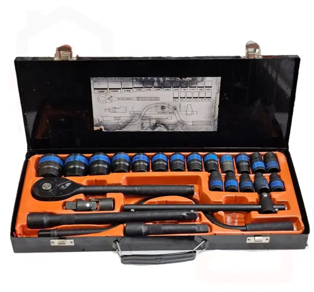 جعبه بکس ۲۴ پارچه آلمان حک شده فشار قوی کینگ تولز|ابزارآلات|تبریز, |دیوار