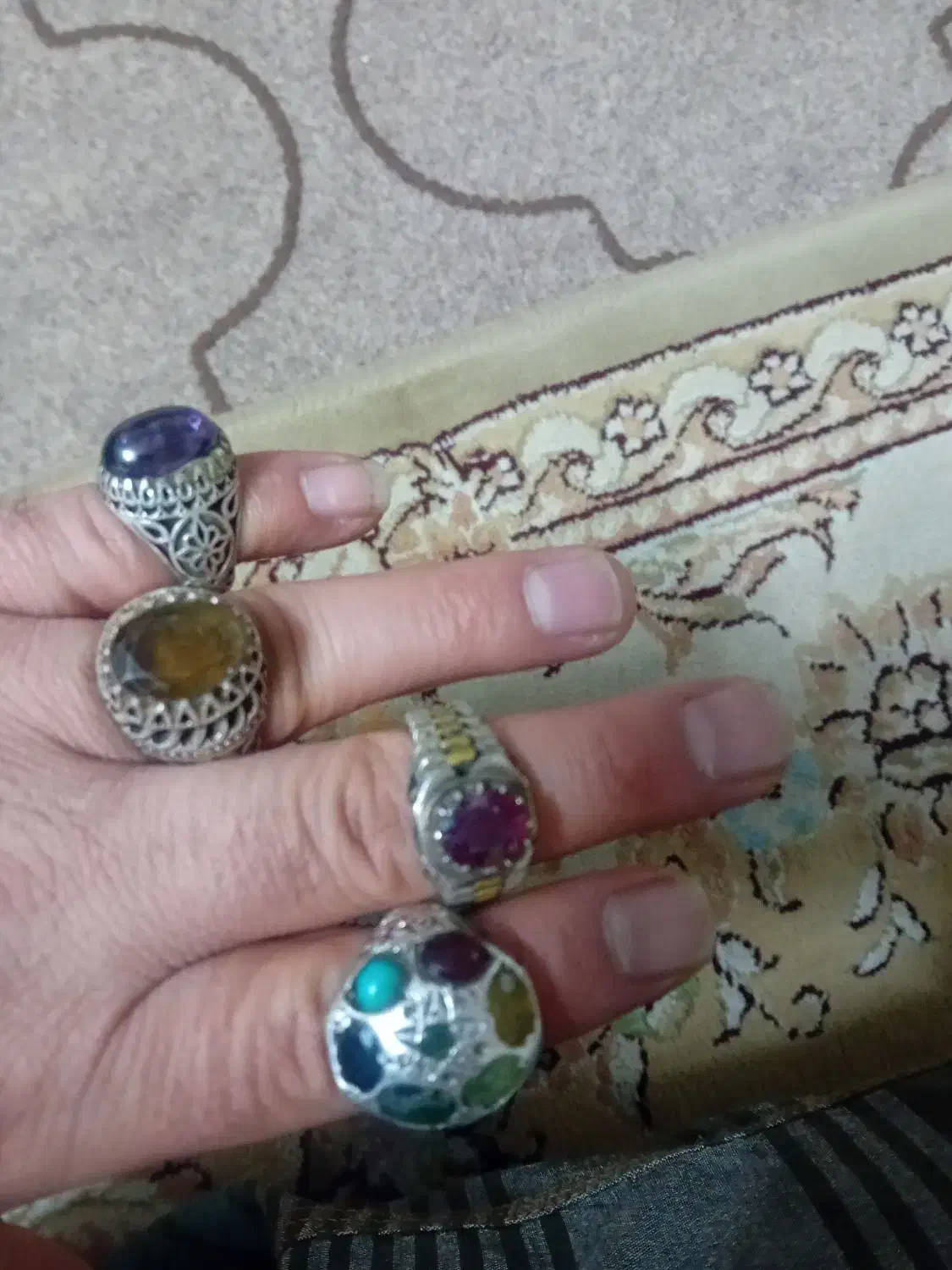 انگشتر نقره|جواهرات|ورامین, ورامین|دیوار