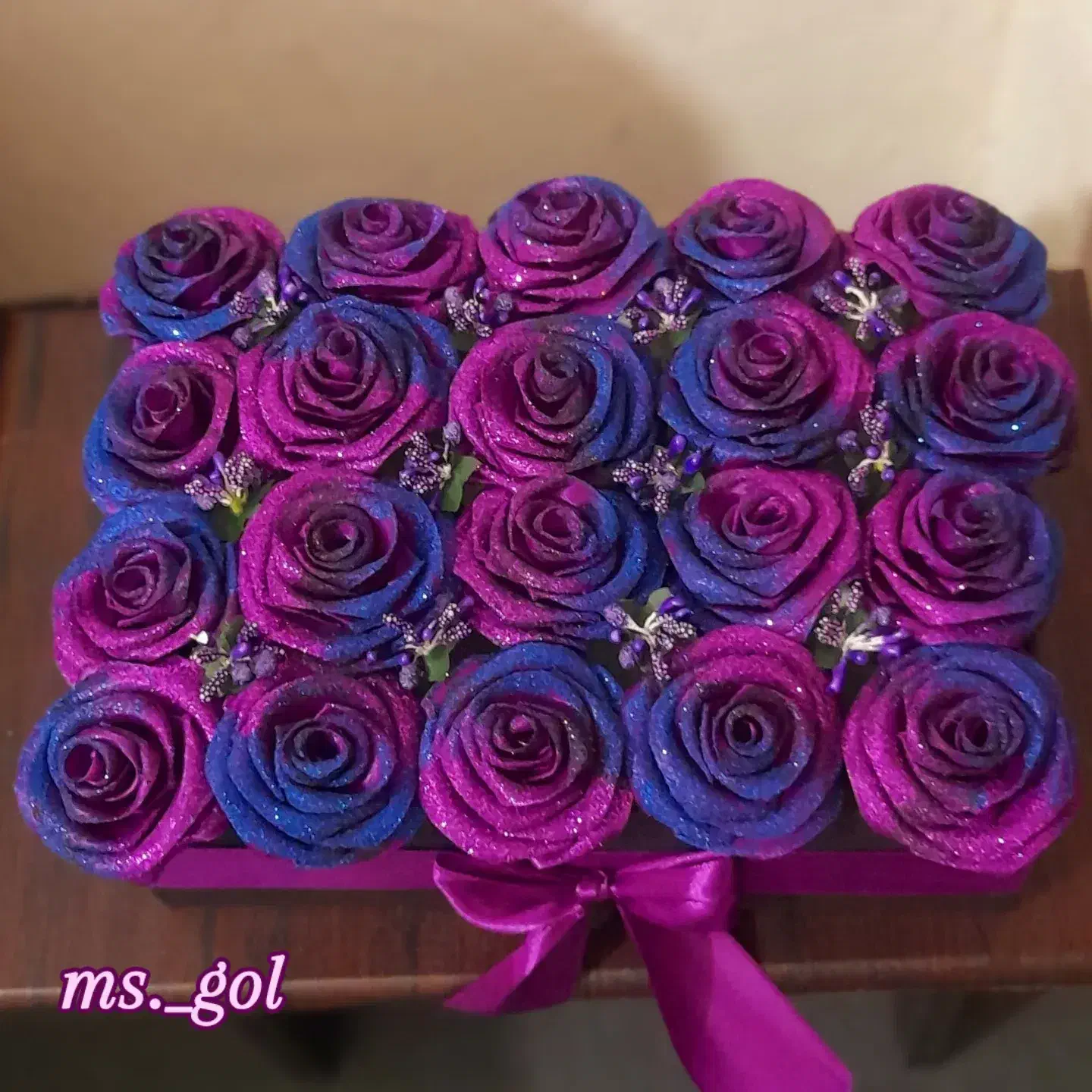 گل روبانی جاودان|گل مصنوعی|شیراز, پودنک|دیوار