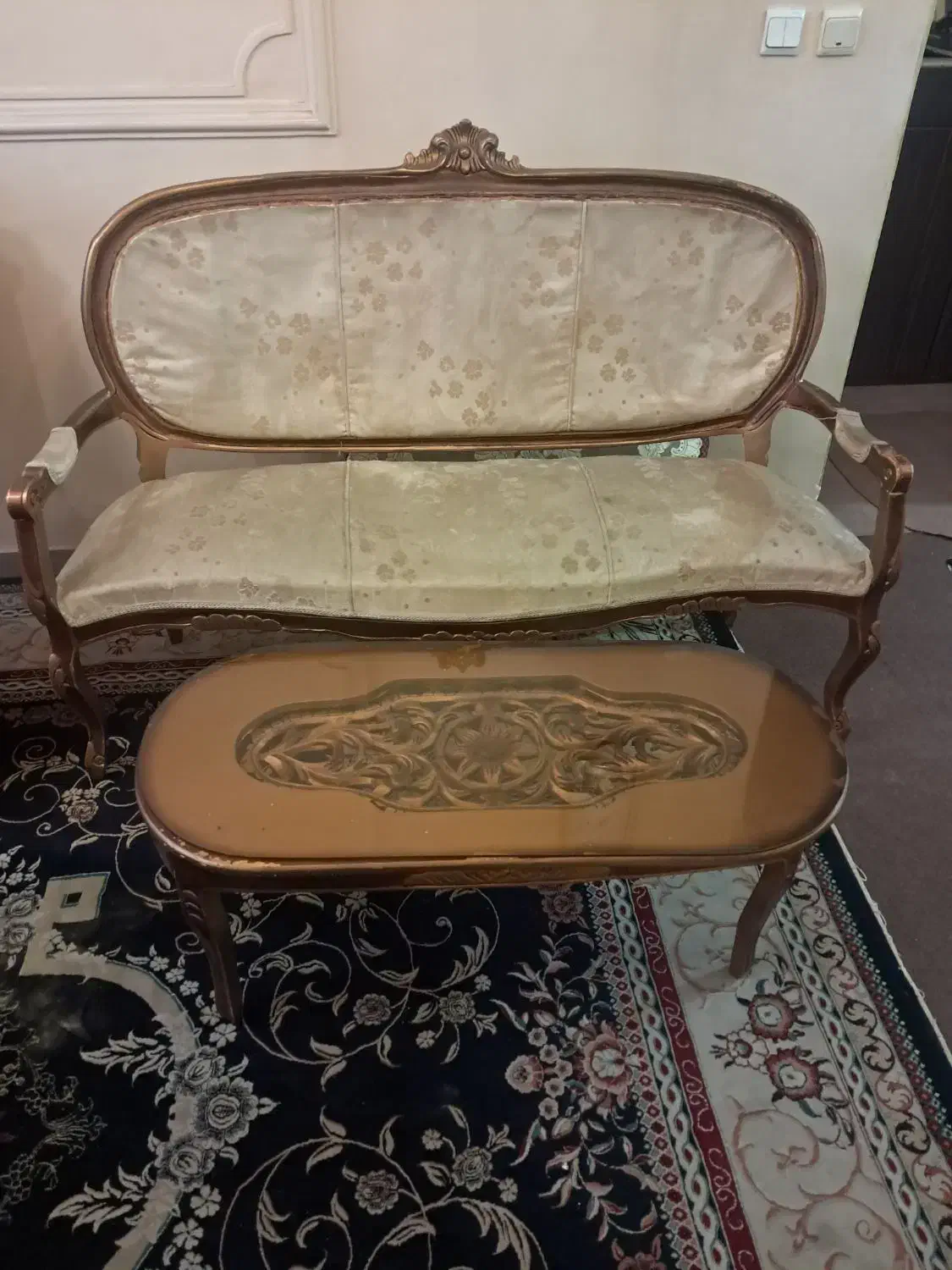 فروش مبل هفت نفره سلطنتی|مبلمان خانگی و میز عسلی|پردیس, فاز ۲|دیوار