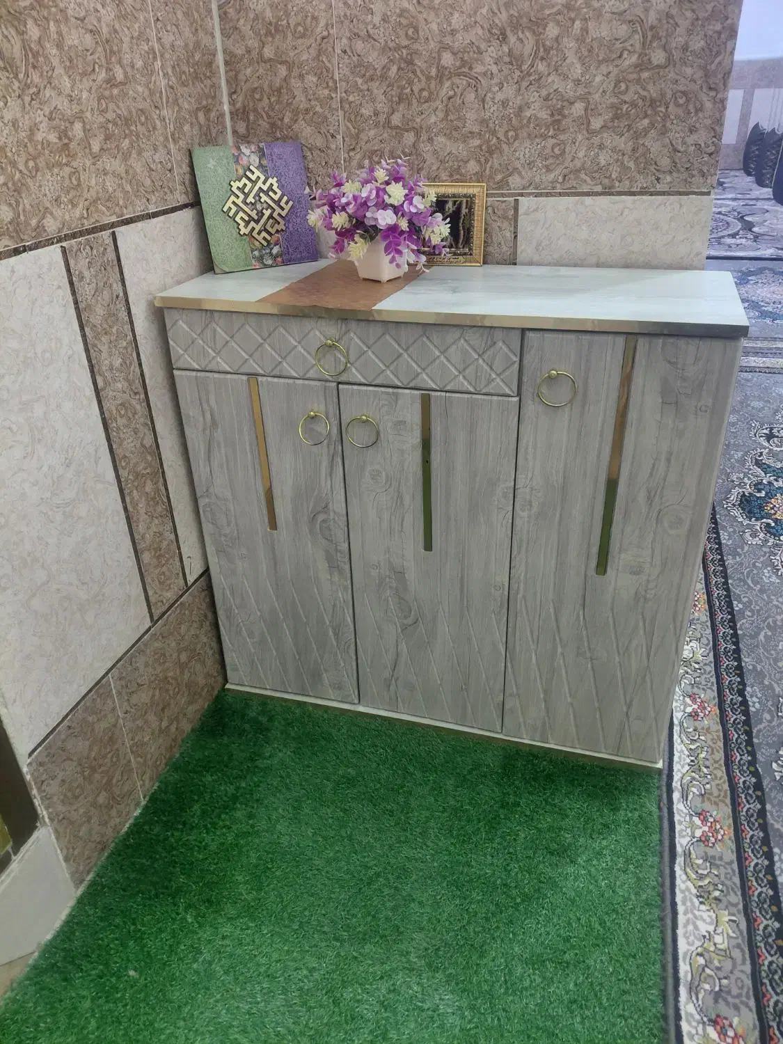 فروش جاکفشی رنگ طوسی|جاکفشی، کمد، دراور|میناب, |دیوار