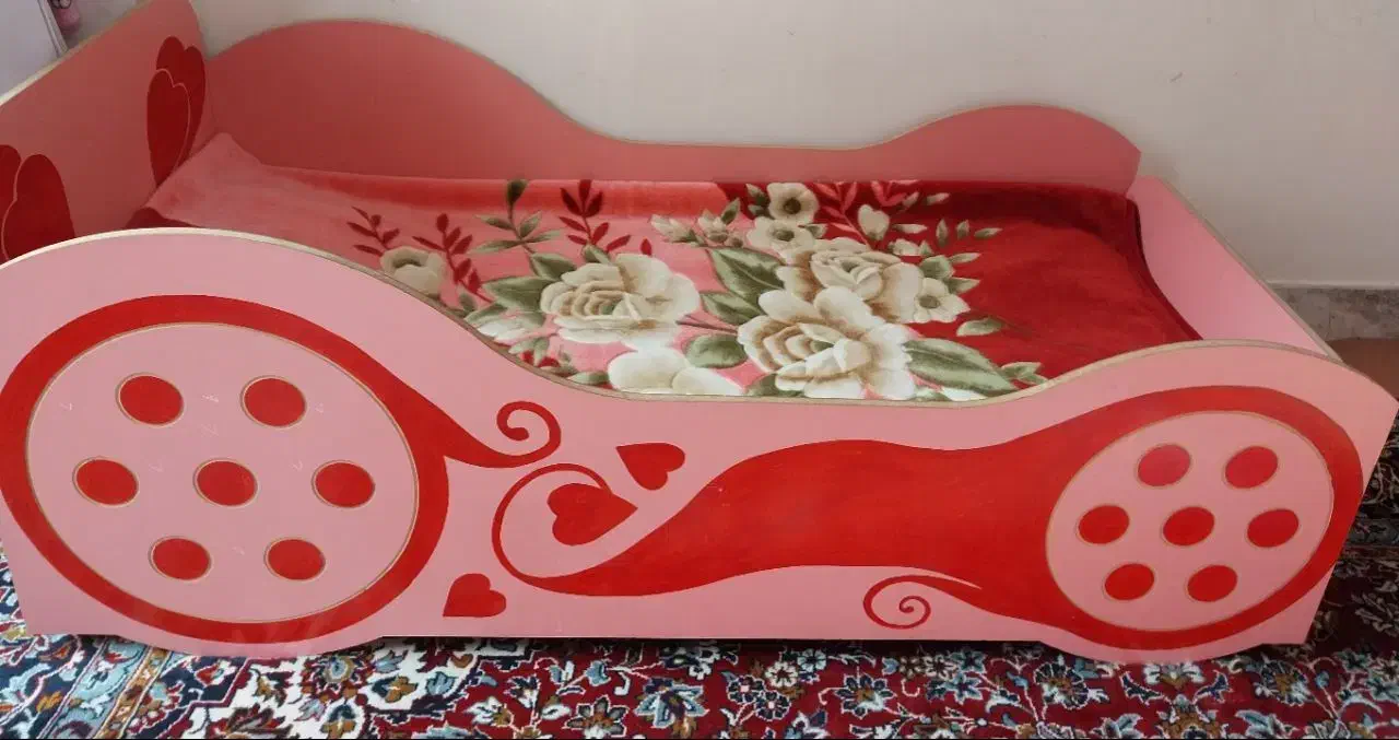 فروش تخت خواب کودک ونوجوان تمیز وسالم|تخت و صندلی بچه|پیر بکران, |دیوار