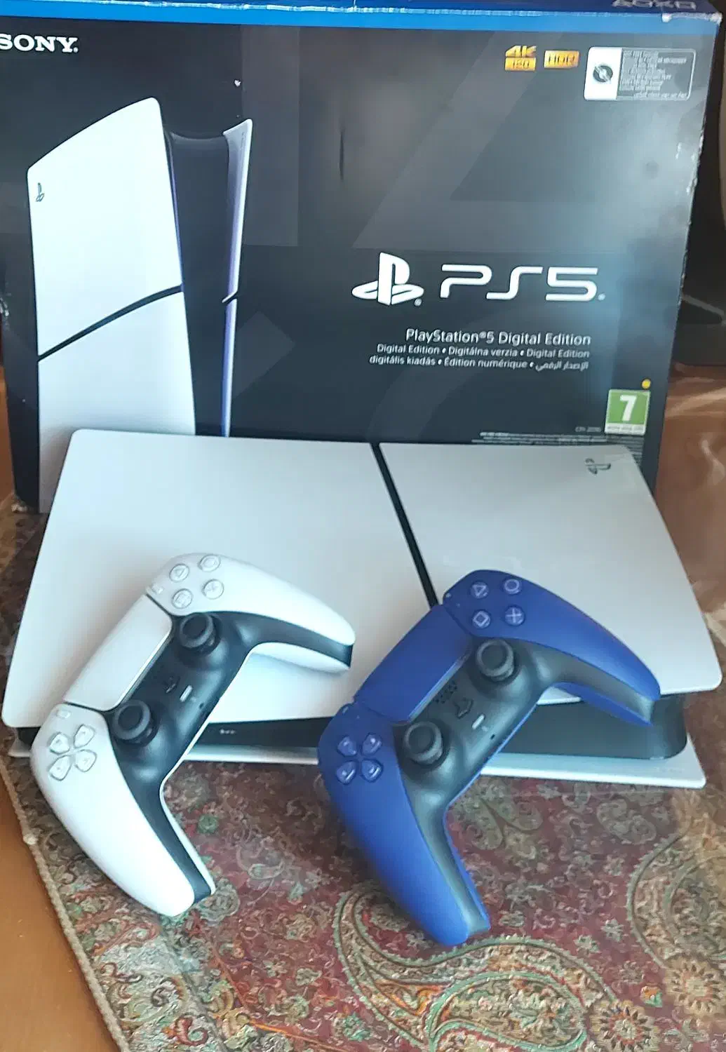 پلستیشن فایواسلیم یکترادودسته فول گیم اک اکps5|کنسول، بازی ویدئویی و آنلاین|اصفهان, عسگریه|دیوار