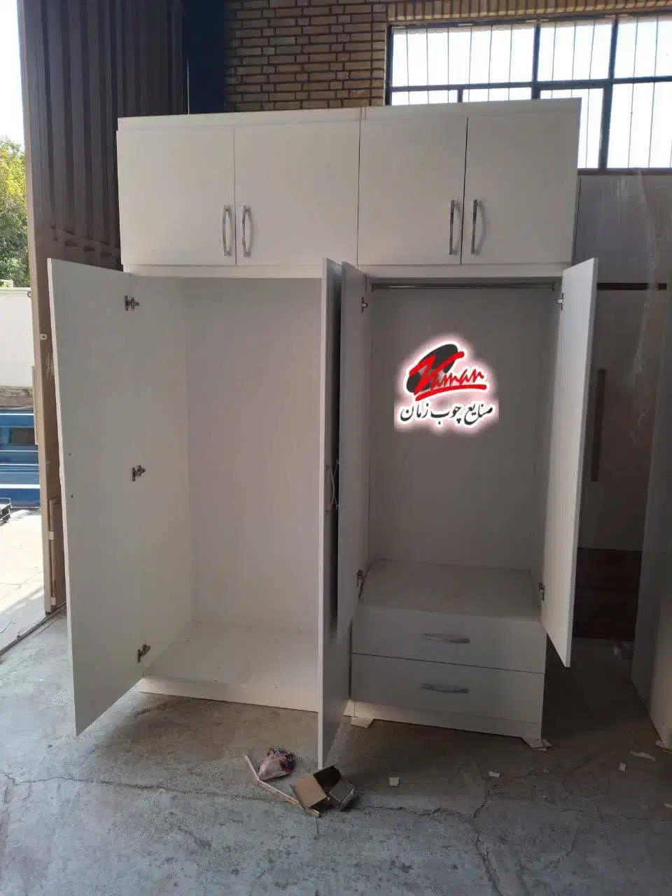 کمددیواری دو‌کشو مدل آریا|جاکفشی، کمد، دراور|پرند, فاز ۰|دیوار