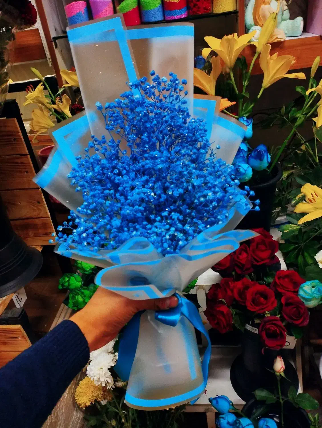 دسته گل عروس،چیپسی|گل مصنوعی|مشهد, رده|دیوار