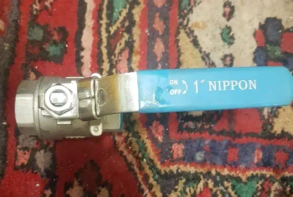 شیر گازی استیل|لوازم سرویس بهداشتی|تبریز, |دیوار