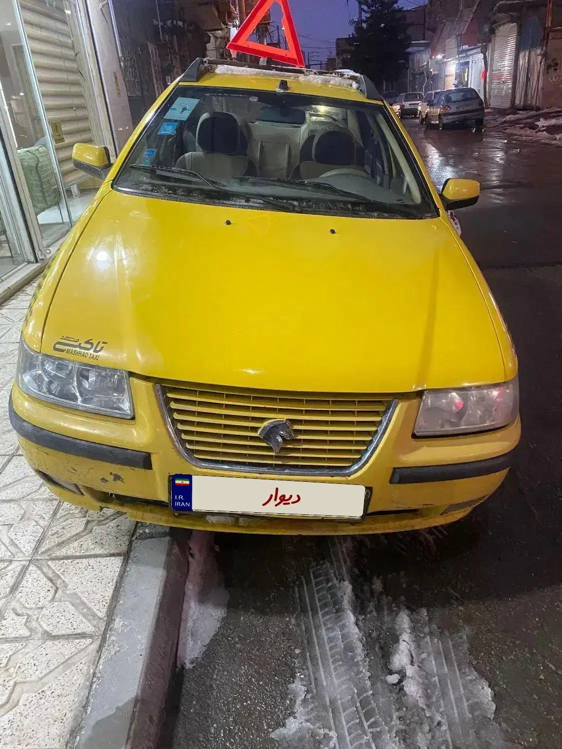 تاکسی سمند ef7 کمکار|خودرو سواری و وانت|مشهد, منزل آباد|دیوار