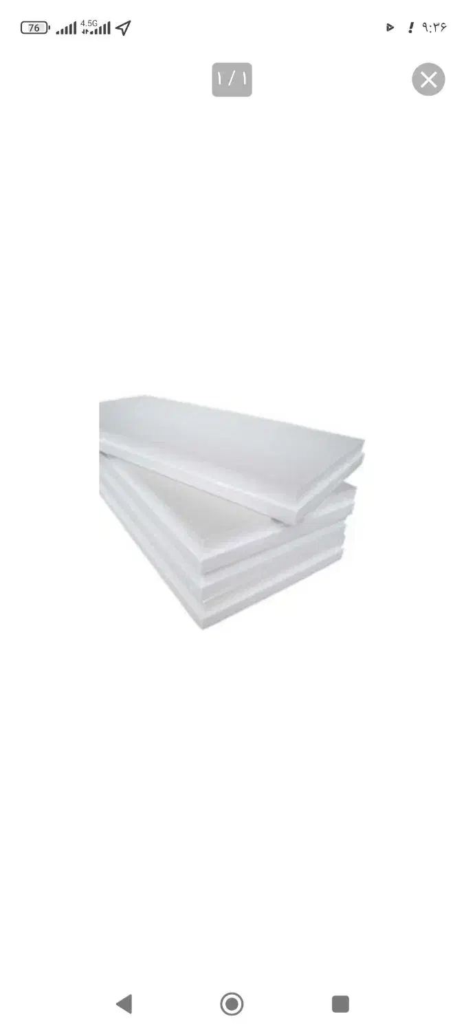 فوم پلی اتیلن ورق 5 سانت ابعاد 1*2|مصالح و تجهیزات ساختمان|تهران, شهرک ولیعصر شمالی|دیوار