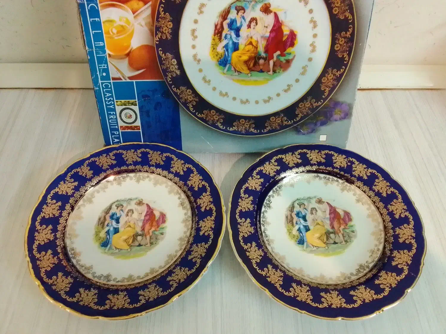 بشقاب های دیواری قدیمی خارجی|صنایع دستی و سایر لوازم تزئینی|اردبیل, |دیوار