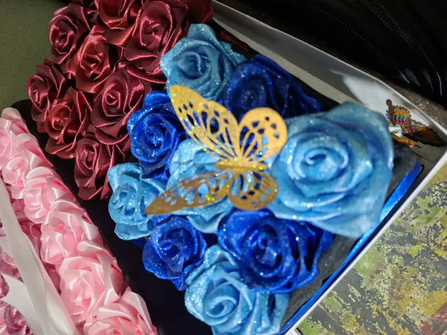 گل روبانی|گل مصنوعی|بیرجند, |دیوار