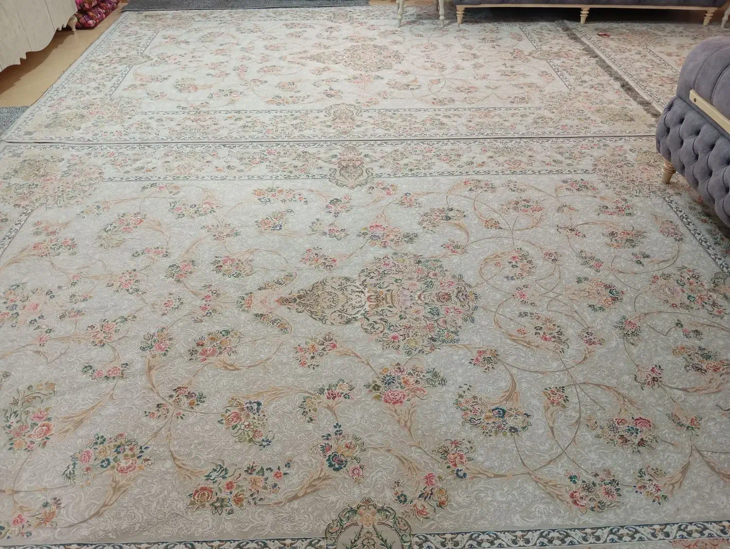 سه تخته فرش ۱۲۰۰شانه ۳۶۰۰تراکم|فرش|قرچک, باقرآباد|دیوار