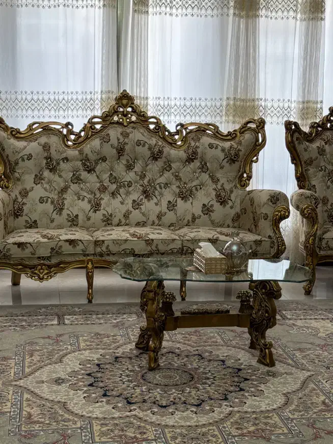 ست کامل مبل و عسلی و میز غذاخوری و میز تلویزیون|مبلمان خانگی و میز عسلی|مهاباد (آذربایجان غربی), |دیوار