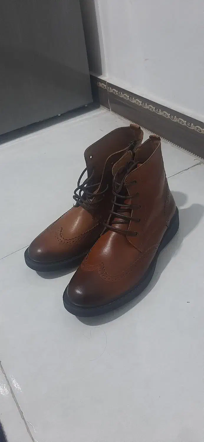 بوت چرم اورجینال مارک بوگاتی|کیف، کفش، کمربند|ری, سیزده آبان|دیوار